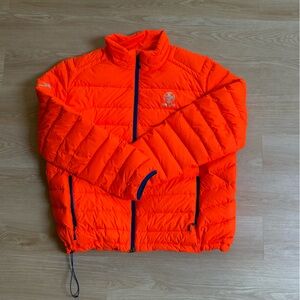 Bright Orange Puffer Jacket